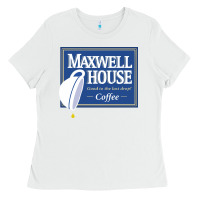 White maxwell house Ladies Tee - ArtMosaic