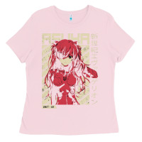 Bubblegum Pink asuka evangelion Ladies Tee - ArtMosaic