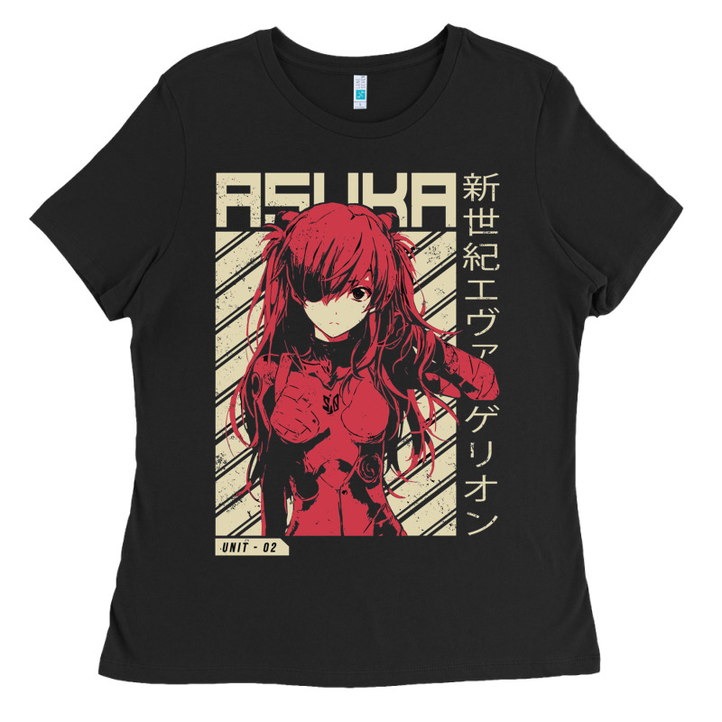 Asuka Evangelion Ladies Tee by ArtMosaic | Teevron