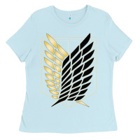 Baby Blue Shingekis no kyojinn Ladies Tee - ArtMosaic