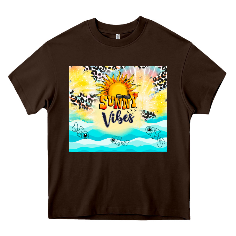 Sunny Vibes Heavy Core Tee by TumblerDesignByShophia | Teevron