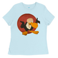 Baby Blue beaky buzzard 1 Ladies Tee - ArtMosaic