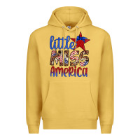 Antique Gold little miss america Premium Hoodie - Artiststas