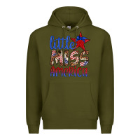 Little Miss America Premium Hoodie | Teevron