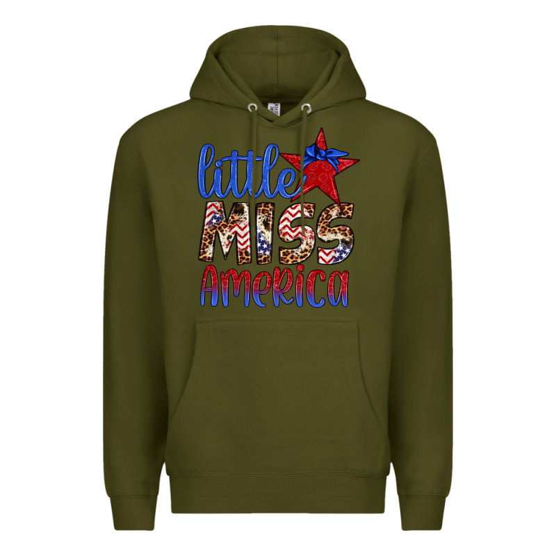 Little Miss America Premium Hoodie by Artiststas | Teevron