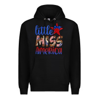 Black little miss america Premium Hoodie - Artiststas
