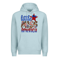 Blue Mist little miss america Premium Hoodie - Artiststas