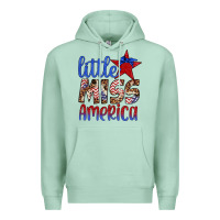 Seafoam little miss america Premium Hoodie - Artiststas