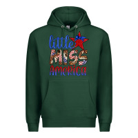 Sports Green little miss america Premium Hoodie - Artiststas