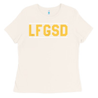 Bone Exclusive Brown LFGSD Official Fun Design T Shirt Ladies Tee - ArtMosaic
