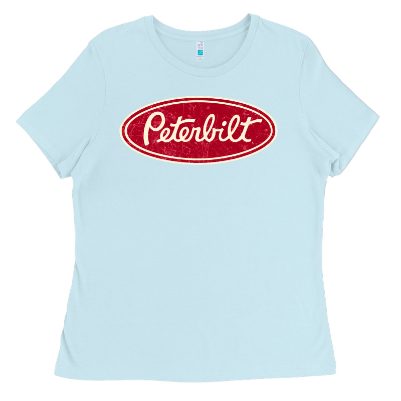 Peterbilt Truck Racing Vintage Ladies Tee by ArtMosaic | Teevron