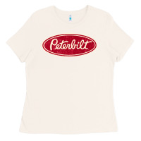 Bone peterbilt truck racing vintage Ladies Tee - ArtMosaic