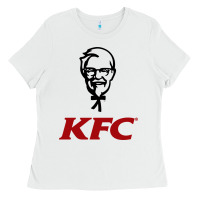 White k.f.c-restaurant Ladies Tee - ArtMosaic