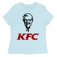 Baby Blue k.f.c-restaurant Ladies Tee - ArtMosaic