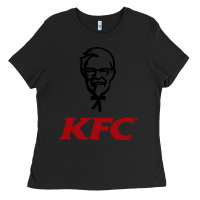 Black k.f.c-restaurant Ladies Tee - ArtMosaic