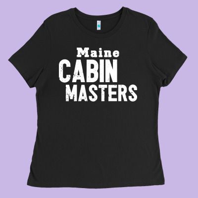 Maine Cabin Masters Ladies Tee Designed By Artmosaic