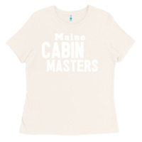 Bone maine cabin masters Ladies Tee - ArtMosaic