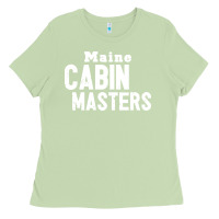 Matcha maine cabin masters Ladies Tee - ArtMosaic