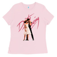 Bubblegum Pink dirty dancing   the time of my life Ladies Tee - ArtMosaic