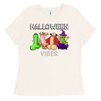 Bone halloween vibes dick tie dye hippie retro lazy costume Ladies Tee - ArtMosaic