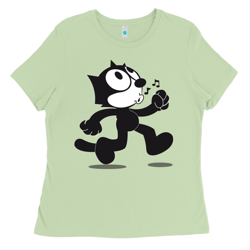 Felix The Cat Whistling Ladies Tee by ArtMosaic | Teevron