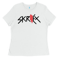 White white skrillex Ladies Tee - ArtMosaic