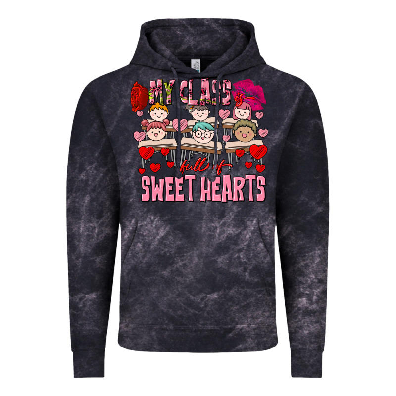 Valentine's Day My Class Is Full Of Sweet Hearts Vintage Hoodie by FaDigitalArtStudio | Teevron