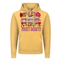 Vintage Mustard Valentine's Day My Class Is Full Of Sweet Hearts Vintage Hoodie - FaDigitalArtStudio
