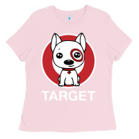 Bubblegum Pink target team member Ladies Tee - ArtMosaic