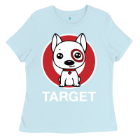 Baby Blue target team member Ladies Tee - ArtMosaic