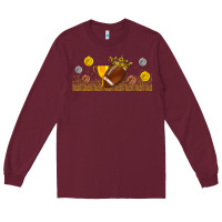 Burgundy winner cup american football libbey glass Long Sleeve Tee - BundleAndBundleShop