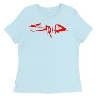 Baby Blue staind Ladies Tee - ArtMosaic