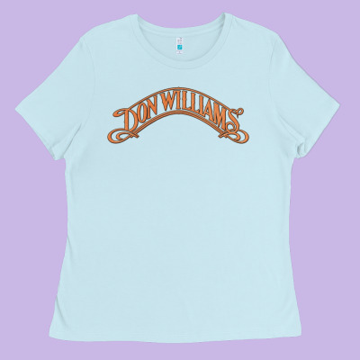 Don Williams - American Country Singer Ladies Tee Designed By Artmosaic