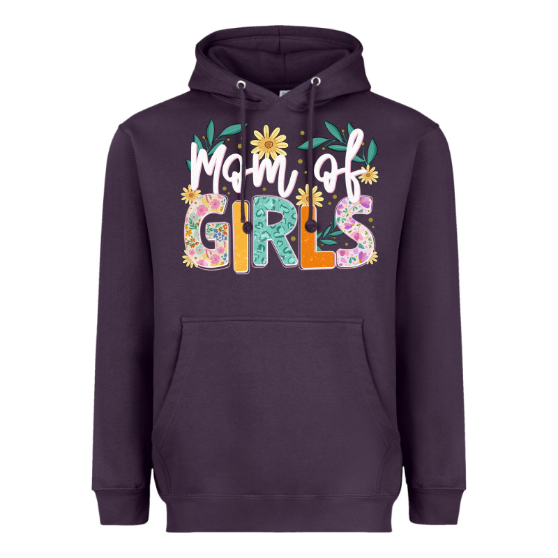 Mom Of Girls Heavyweight Hoodie by JahusDesignShop | Teevron