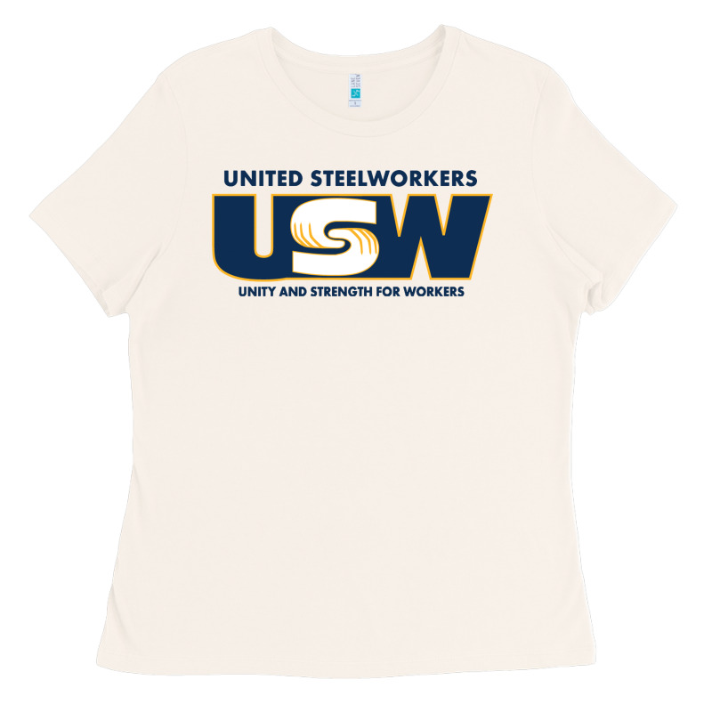 United Steelworkers - Unity And Strength For Worke Ladies Tee by ArtMosaic | Teevron