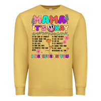 Antique Gold mama it's okay Premium Sweatshirt - JahusDesignShop