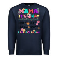 Navy mama it's okay Premium Sweatshirt - JahusDesignShop