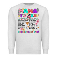 Oatmeal Heather mama it's okay Premium Sweatshirt - JahusDesignShop