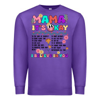 Purple mama it's okay Premium Sweatshirt - JahusDesignShop