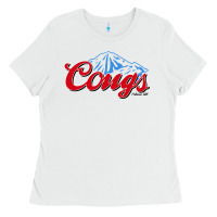 White wsu cougs Ladies Tee - ArtMosaic
