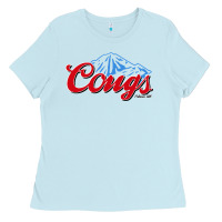 Baby Blue wsu cougs Ladies Tee - ArtMosaic