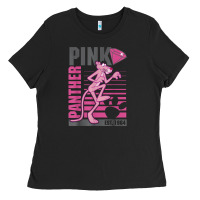 Black Pink Panther Ladies Tee - ArtMosaic