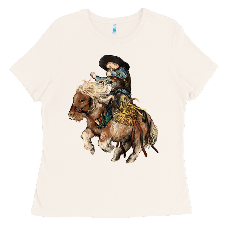 Midilli Little Cowboy Kid Rodeo Ladies Tee by HowdyJamesFarm | Teevron