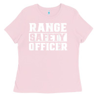 Bubblegum Pink range safety officer worker team job t shirt Ladies Tee - ArtMosaic