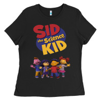 Black Sid The Science Kid boyfriend Ladies Tee - ArtMosaic