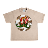 French Oak Elf Shoes Christmas Urban Heavy Tee - RanaPortraitStore