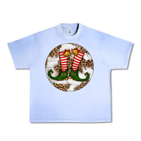 Grape Ice Elf Shoes Christmas Urban Heavy Tee - RanaPortraitStore