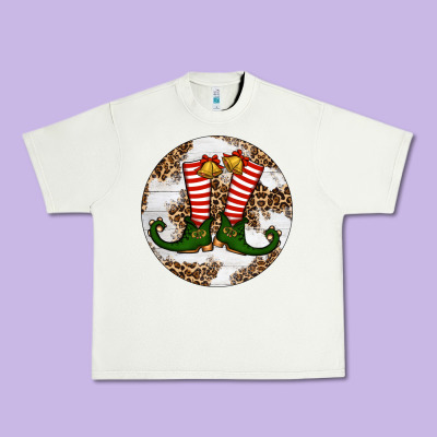Elf Shoes Christmas Urban Heavy Tee Designed By Ranaportraitstore