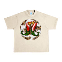 Sandshell Elf Shoes Christmas Urban Heavy Tee - RanaPortraitStore