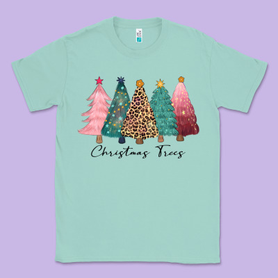 Christmas Trees Classic Tee Designed By Cowgirlartshop